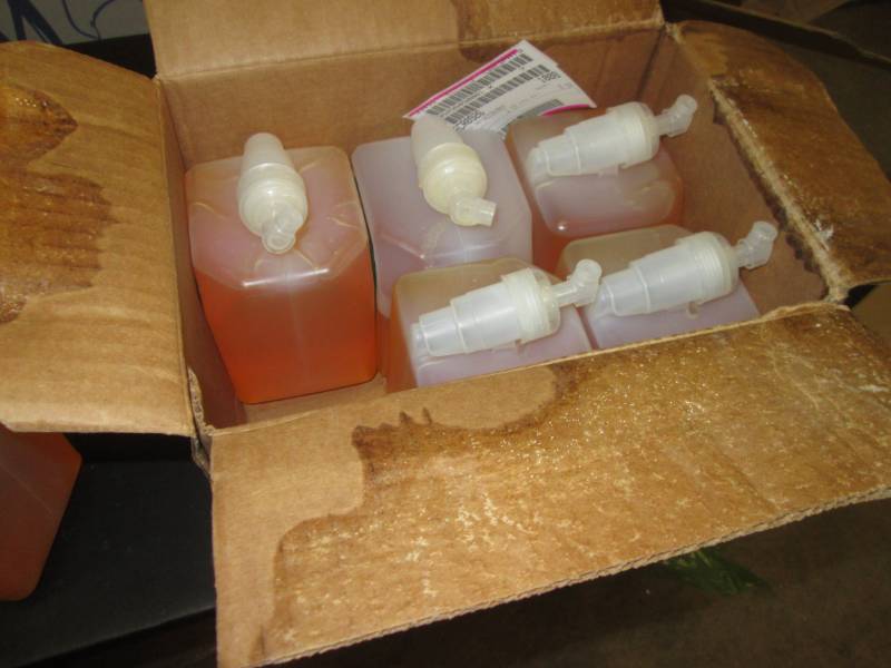6 bottle of kleenix hair and body w...