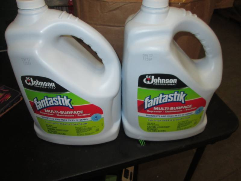 2 gallons of multisurface cleaner...
