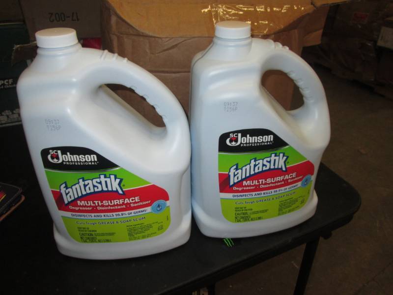 2 gallons of multi surface cleaner...