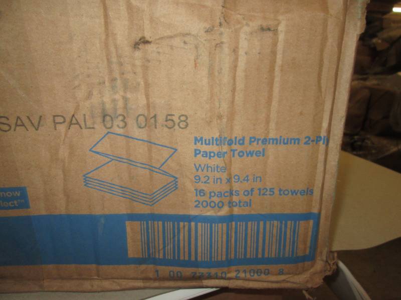 box full of 2 ply napkins...
