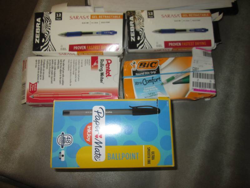 lot of pen boxes...