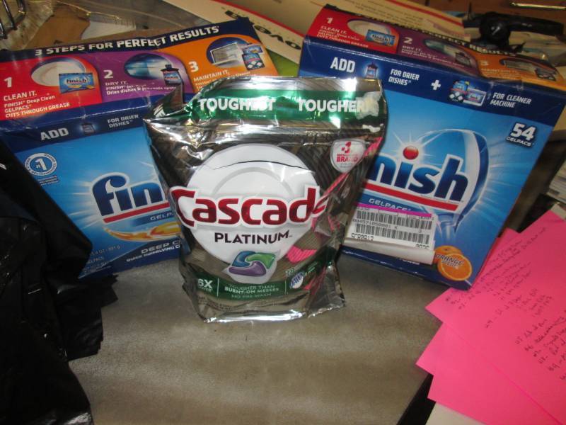 lof of 3 cascadefinish dishwasher ...