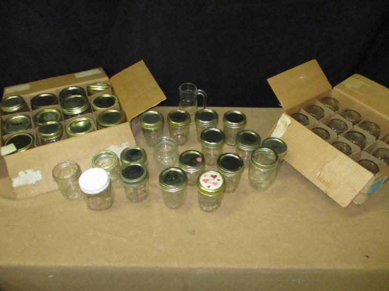 lot 30 image: Jelly Jars Mason