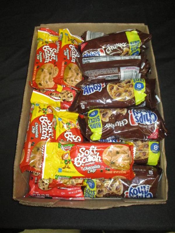 lot 244 image: 20 packs of various cookie