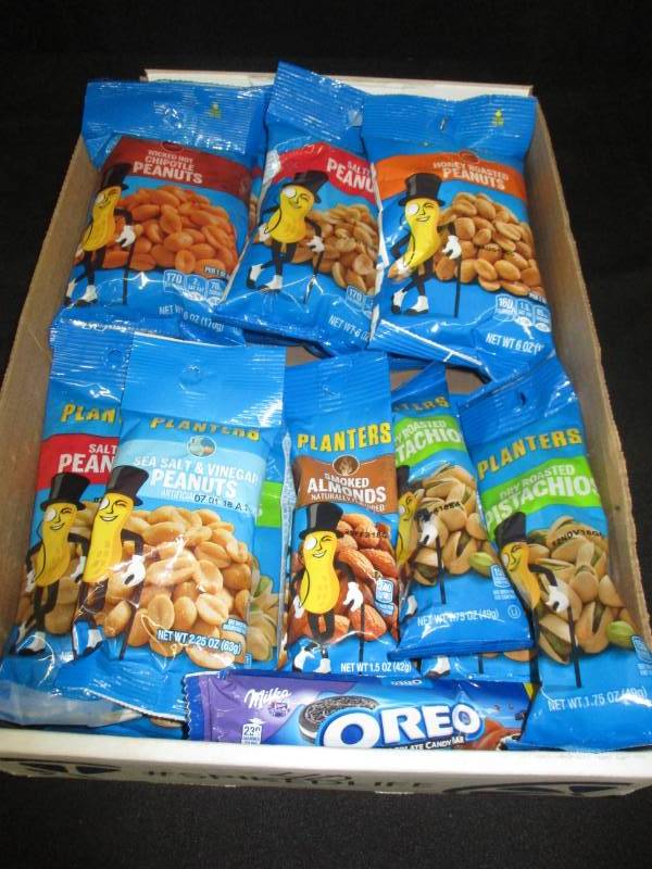 lot 242 image: 19 packs of various peanuts