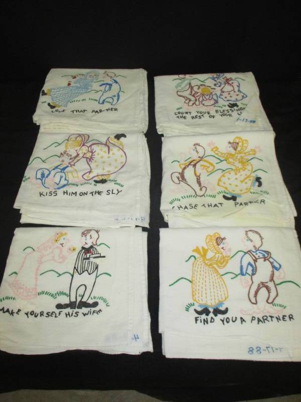 lot 201 image: 6 flour sack towles