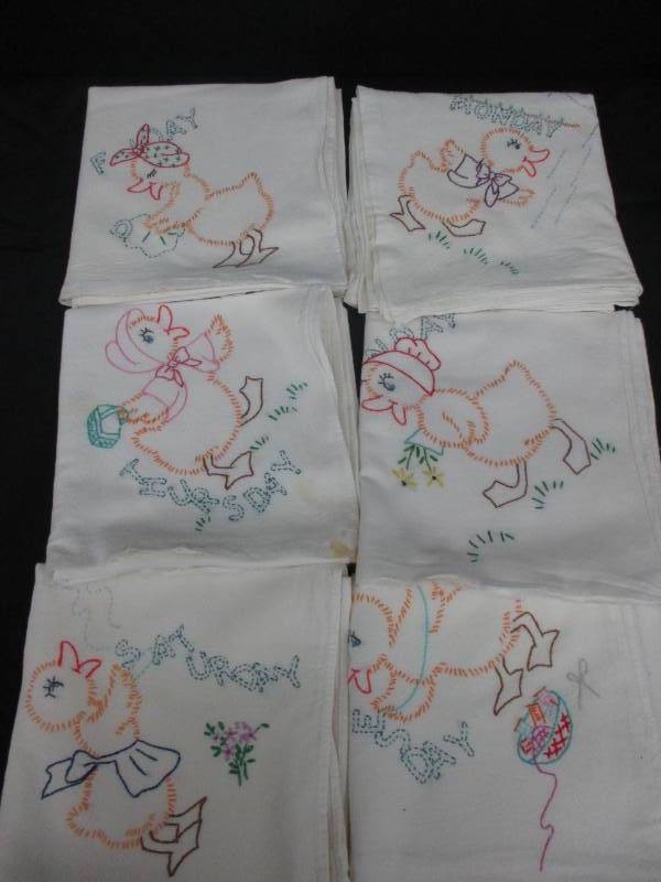 lot 202 image: 6 flour sack towles