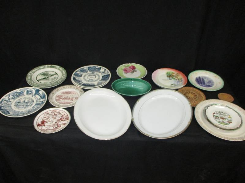 lot 214 image: Nice Variety of Collector plates, cute for serving on