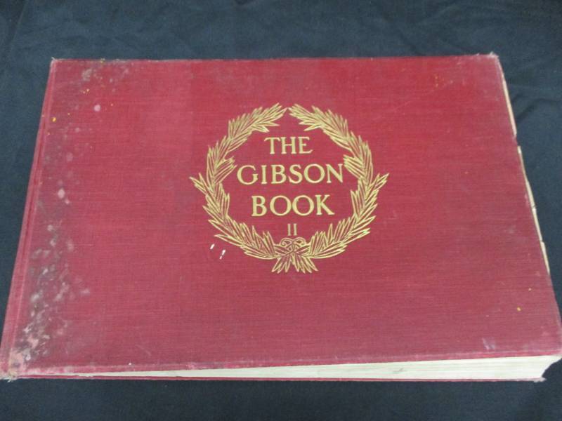 lot 233 image: The Gibson Book  Really neat book Lage Book 17 12 x 11 12