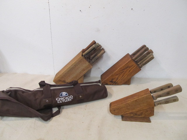 lot 86 image: Group of CHICAGO CUTLERY Knife Sets