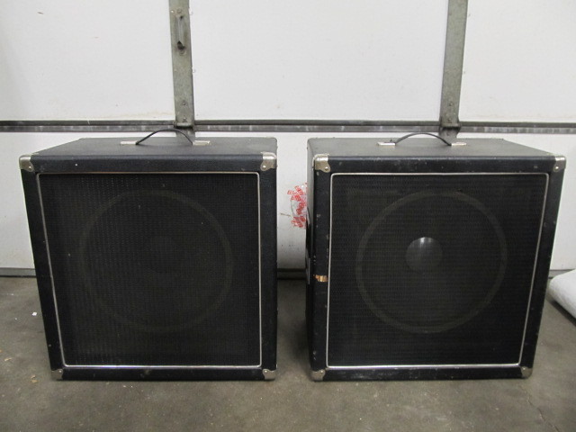 lot 112 image: Pair of Large SONIC Cabinet Speakers