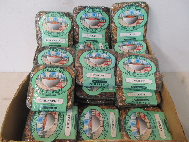 lot 138 image: LARGE Lot of Fire Starter Cooking Charcoal Starters