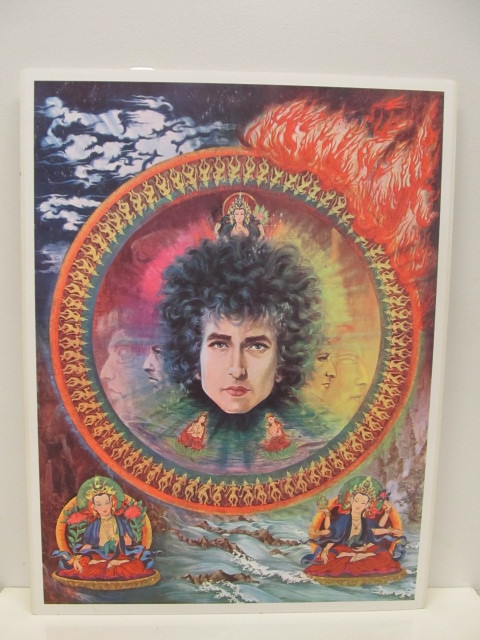 lot 146 image: Original 1969 BOB DYLAN EarthWindFireWater Wespac Poster