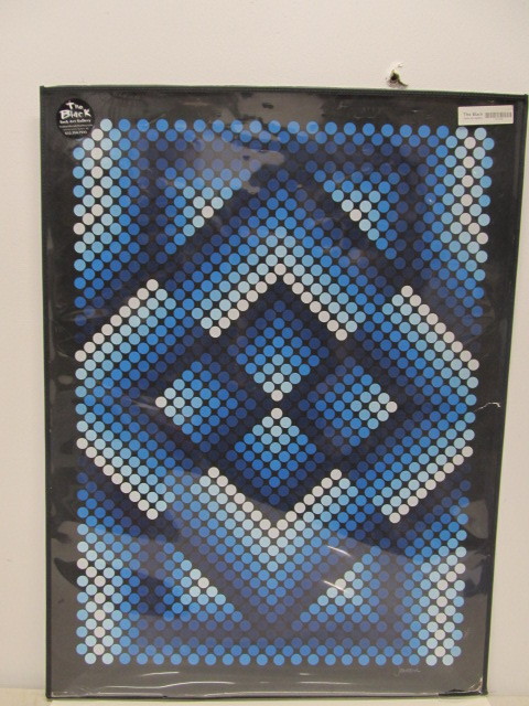 lot 149 image: 2 Different Vintage 1970s Op-Art Signed & Numbered Poster Prints