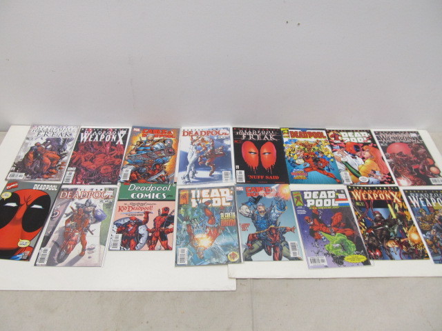 lot 193 image: Lot of 16 DEADPOOL Comic Books