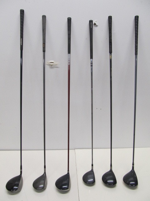 lot 214 image: Group of Brand Name Golf Clubs - Drivers
