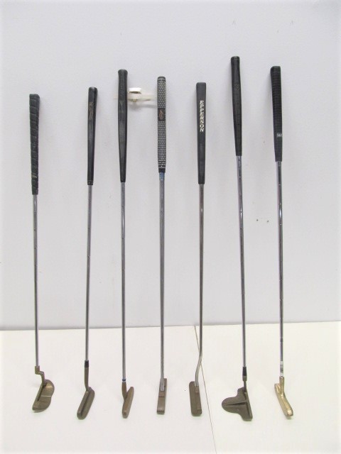 lot 217 image: Group of Brass Head Putters
