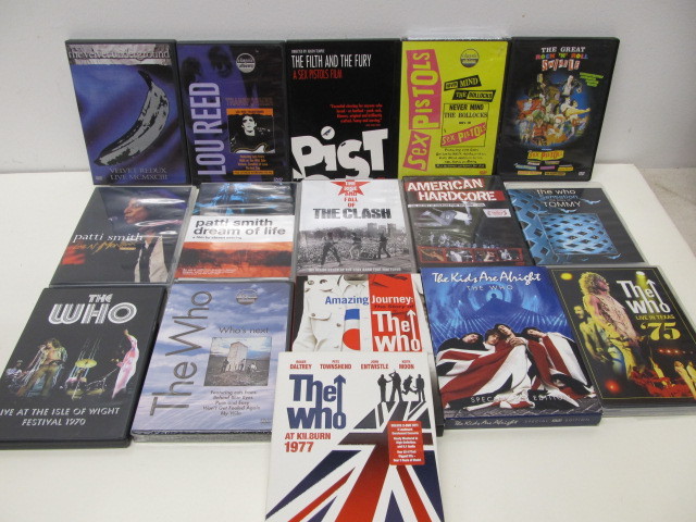 lot 221 image: Lot of Music DVDs - PUNK ROCK 