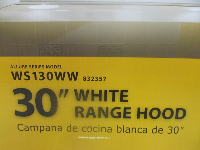 lot 231 image: NEW IN BOX Range Hood