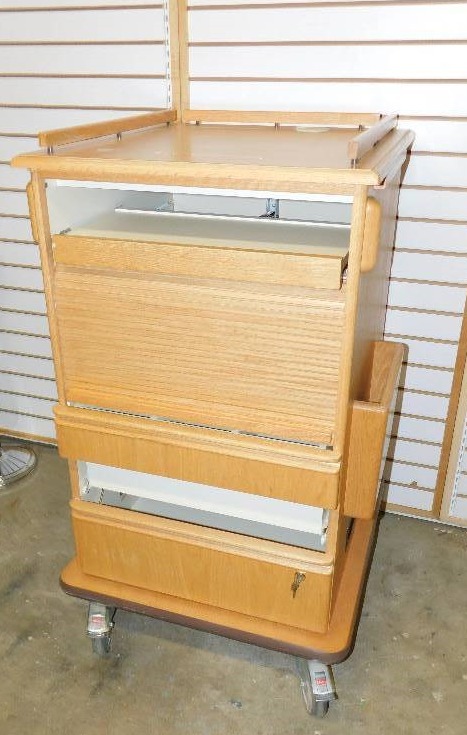 Wooden Medical Cart