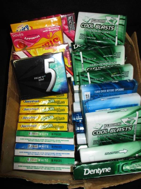 40 packs of gum