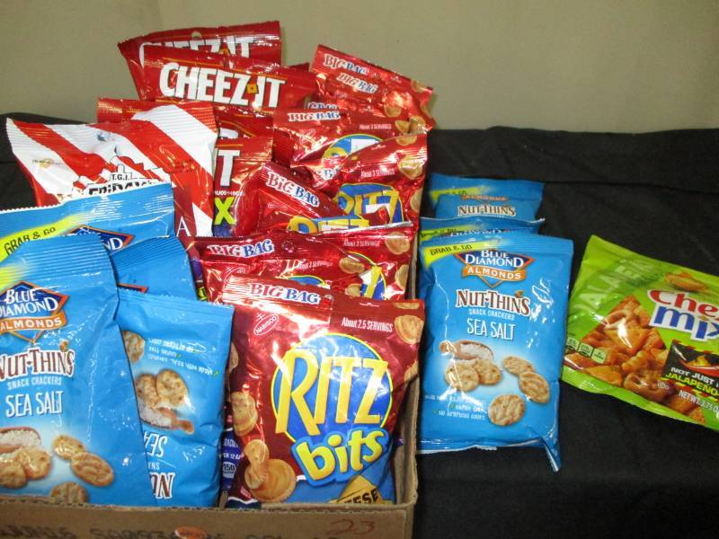 23 bags of crackers