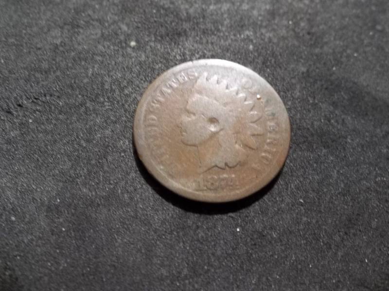 lot 202 image: 1874 Indian Head Cent