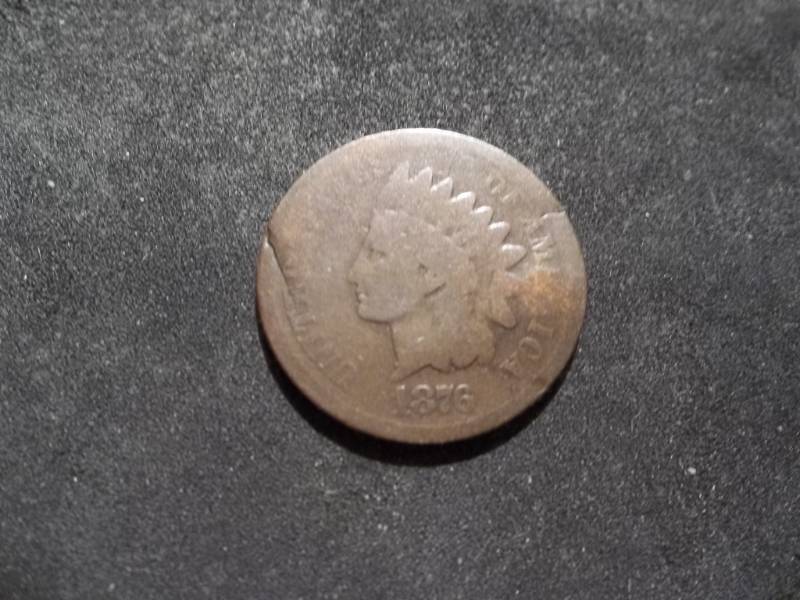 lot 204 image: 1876 Indian Head Cent