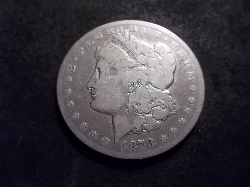 lot 1 image: 1878 CC Morgan Silver Dollar