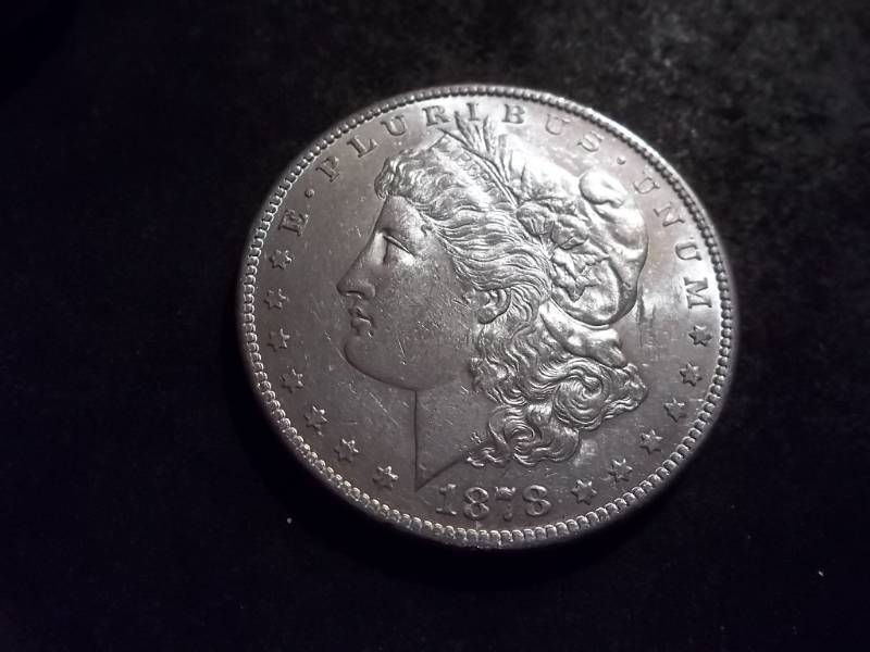 lot 8 image: 1878 S Morgan Silver Dollar