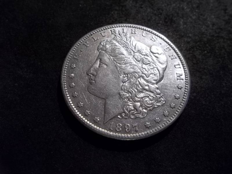 lot 28 image: 1897 S Morgan Silver Dollar