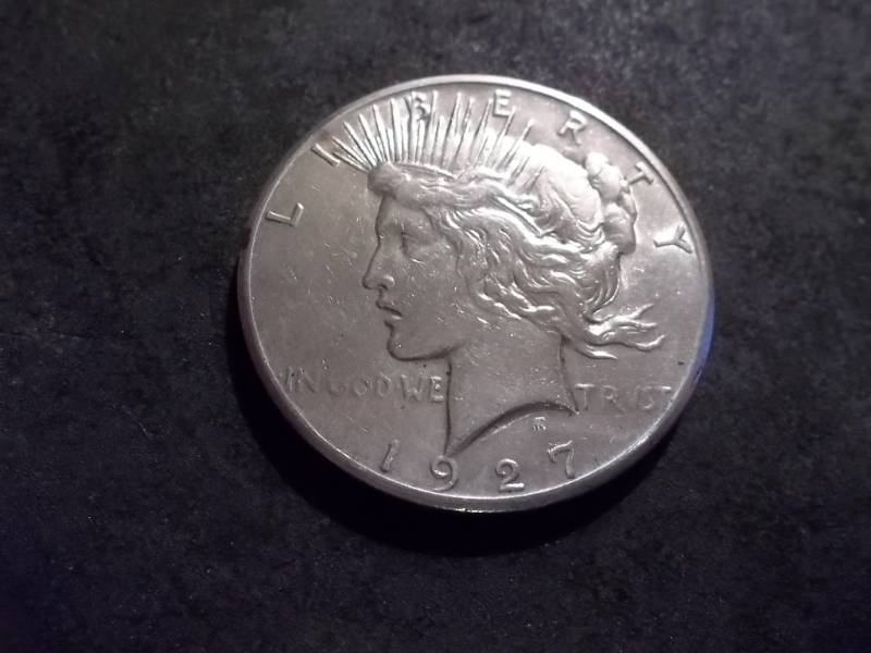 lot 43 image: 1927 Peace Silver Dollar