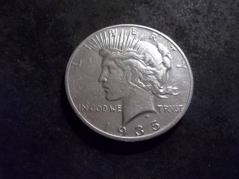 lot 49 image: 1935 S Peace Silver Dollar
