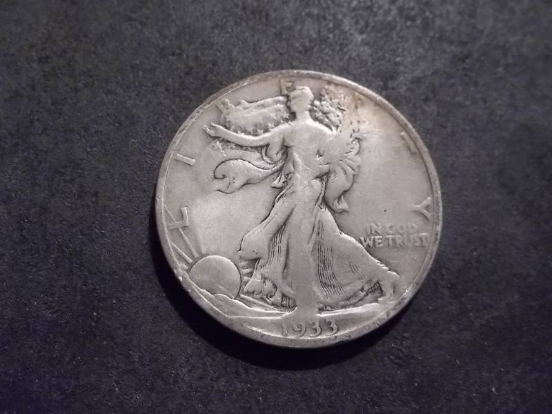 lot 77 image: 1933 S Walker Half Dollar