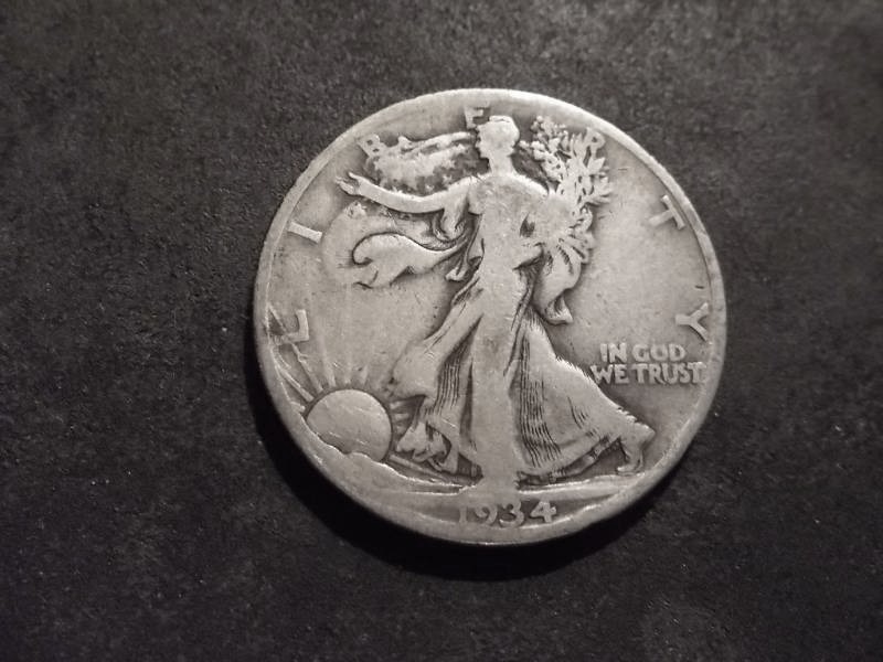 lot 80 image: 1934 S Walker Half Dollar
