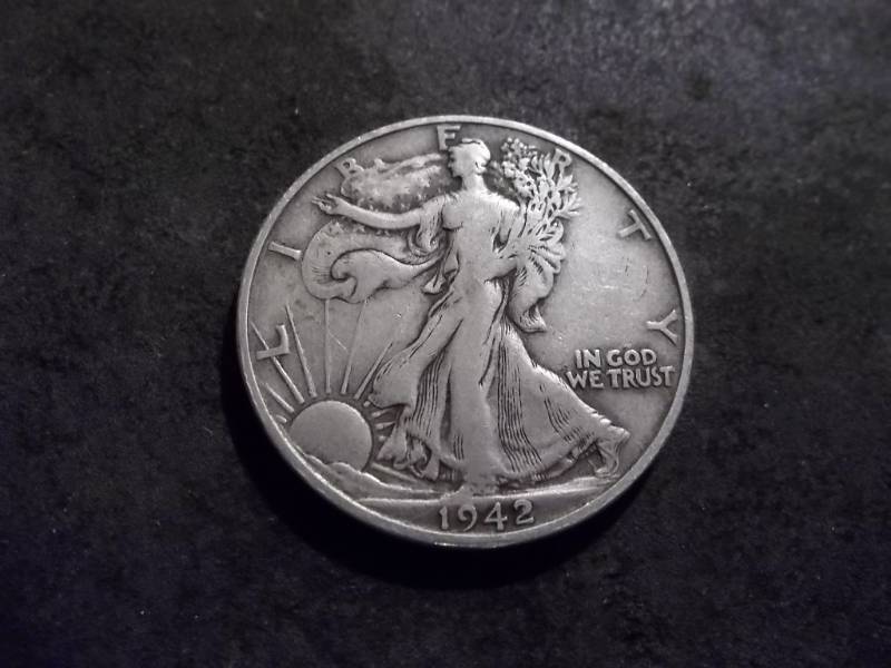 lot 101 image: 1942 D Walker Half Dollar