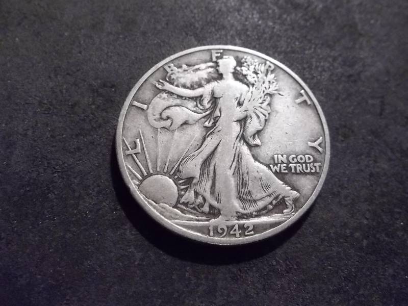 lot 102 image: 1942 S Walker Half Dollar