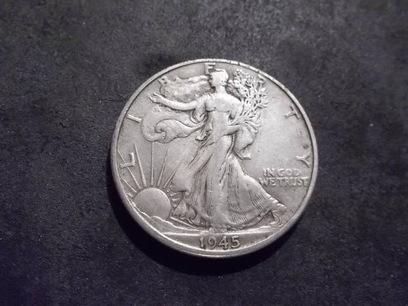 lot 110 image: 1945 D Walker Half Dollar
