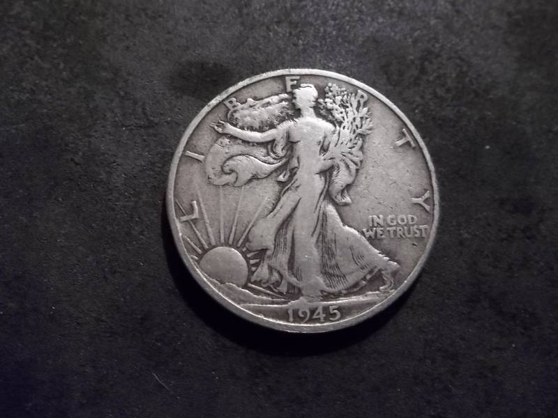 lot 111 image: 1945 S Walker Half Dollar