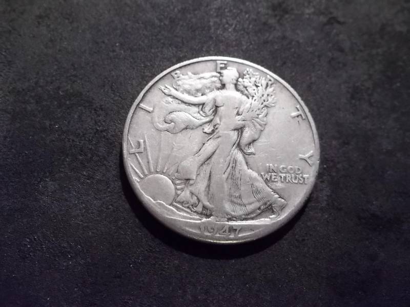 lot 116 image: 1947 D Walker Half Dollar