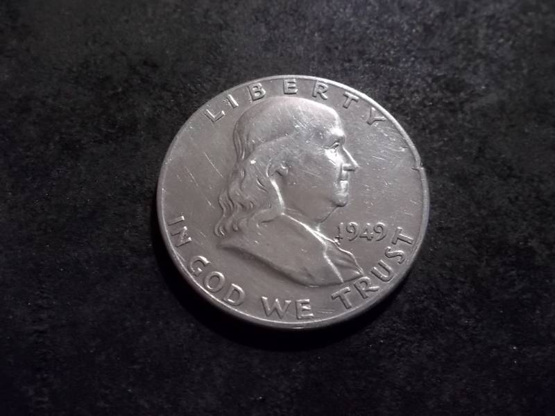 lot 119 image: 1949  Franklin Half Dollar