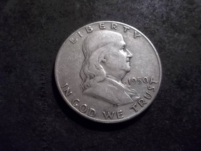 lot 122 image: 1950 Franklin Half Dollar