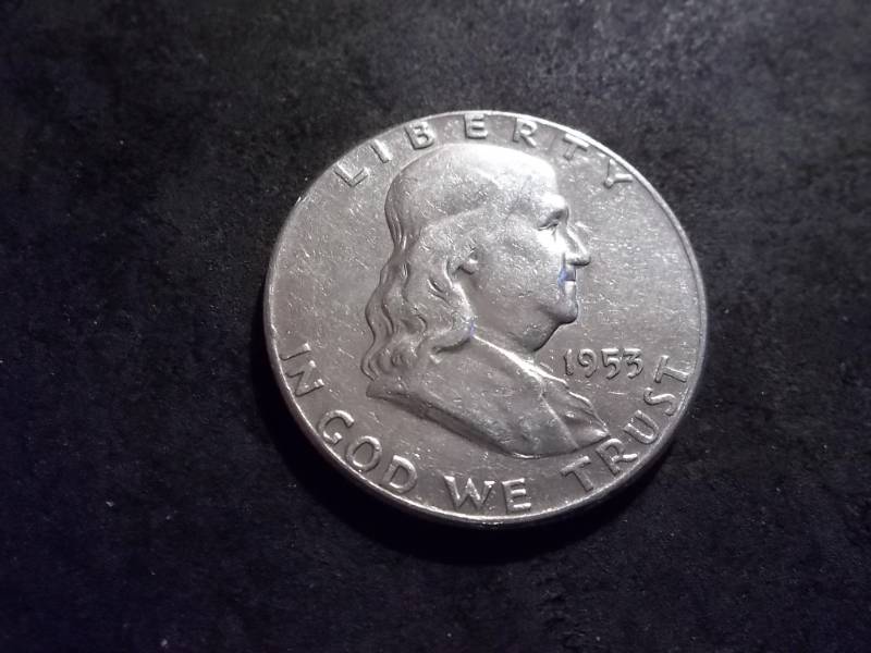 lot 130 image: 1953  Franklin Half Dollar