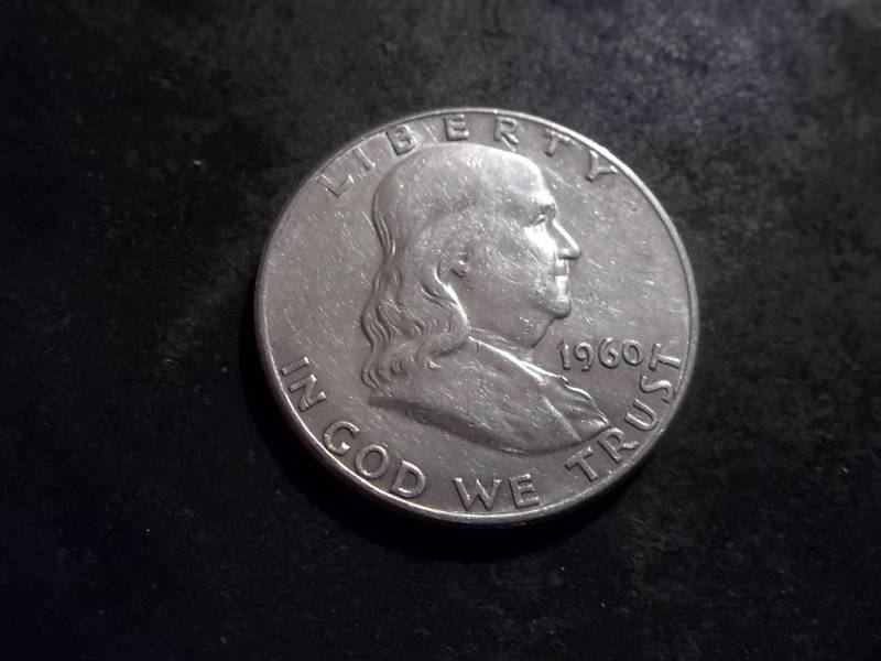 lot 143 image: 1960  Franklin Half Dollar