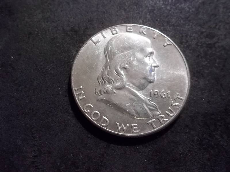 lot 145 image: 1961  Franklin Half Dollar