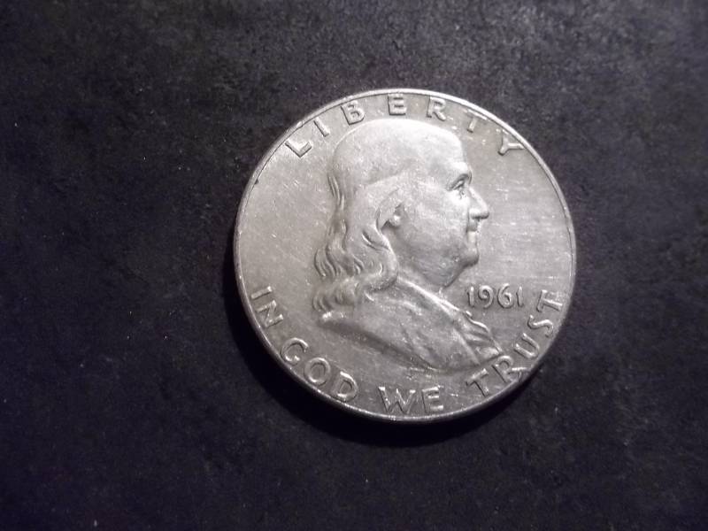 lot 146 image: 1961 D Franklin Half Dollar