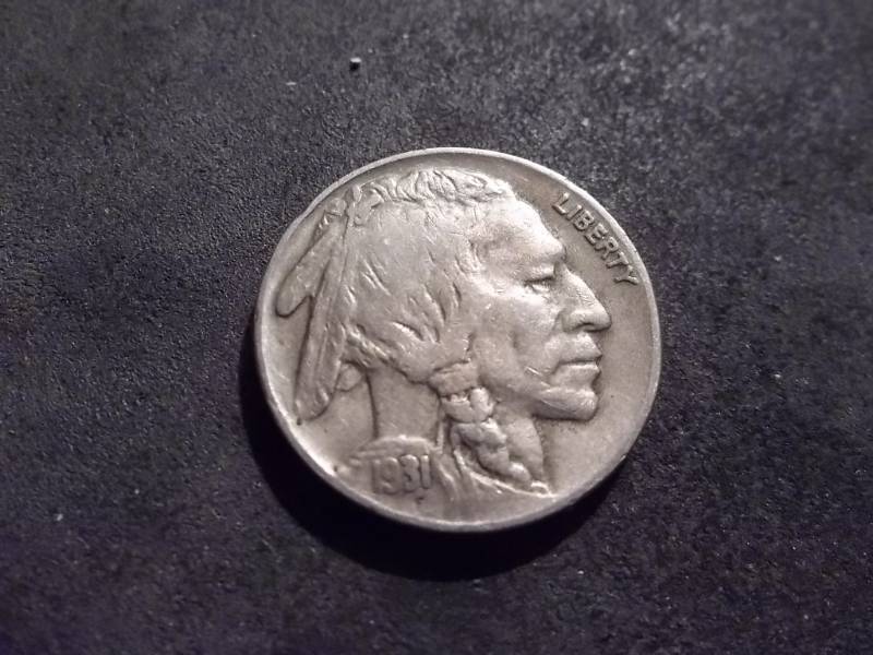 lot 161 image: 1931 S Buffalo Nickel