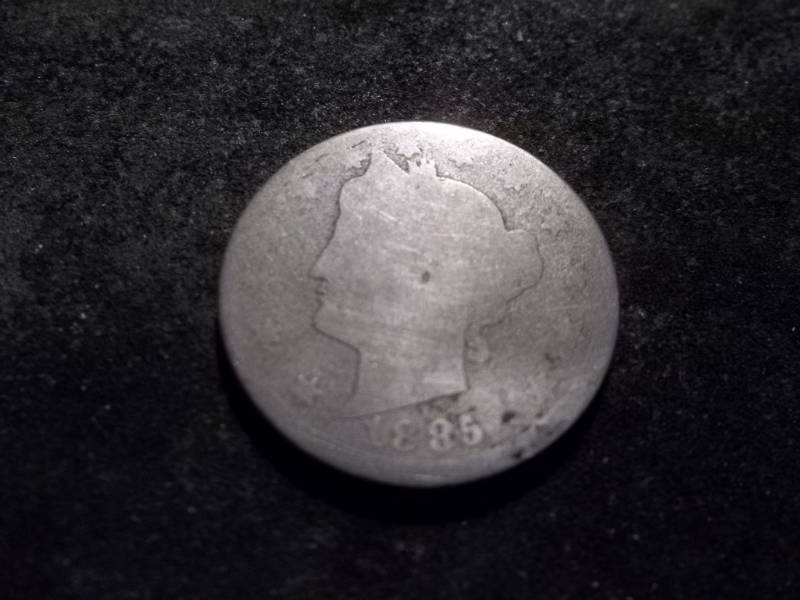 lot 163 image: 1885 Liberty V-Nickel