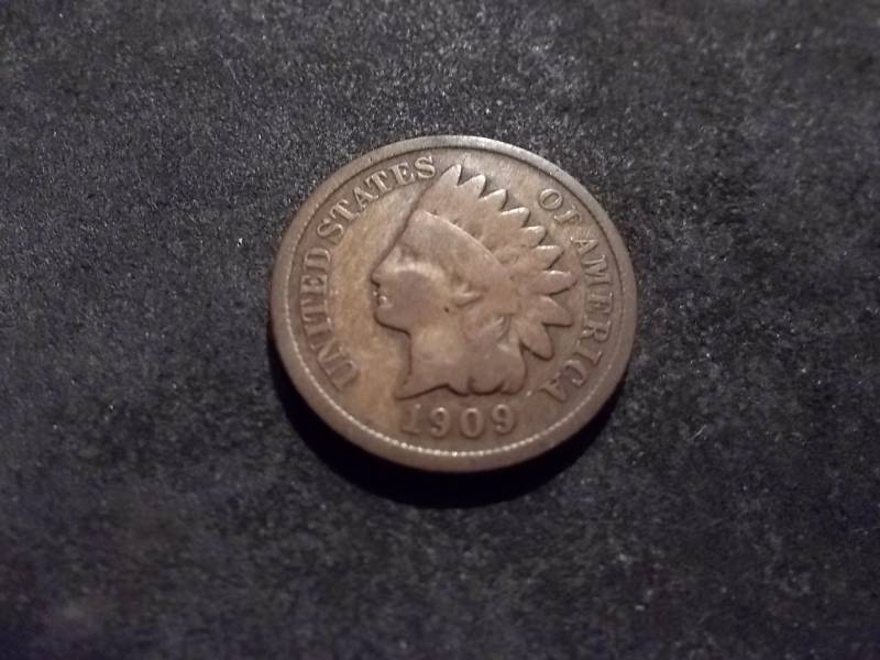 lot 182 image: 1909 S Indian Head Cent Key Coin