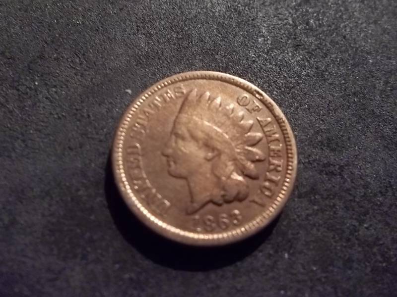 lot 191 image: 1863 Indian Head Cent